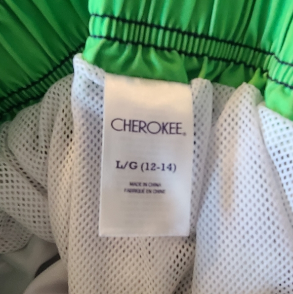 Cherokee Swim suit and Swim Shirt. Both Large 12-14 Boys Used Good Condition - Picture 8 of 9